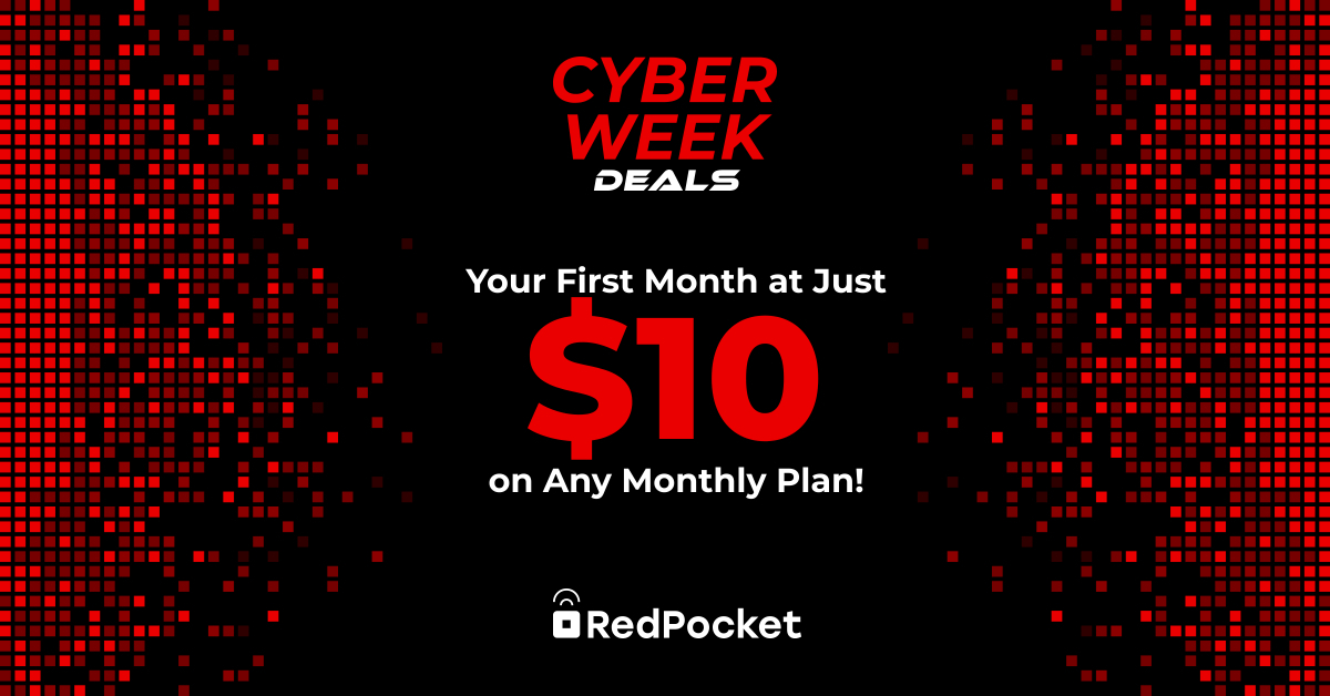 Red Pocket - Banners - Cyber Week Deals 2023 - Monthly Plans Offer-1200x628-px-Facebook Sponsored Message