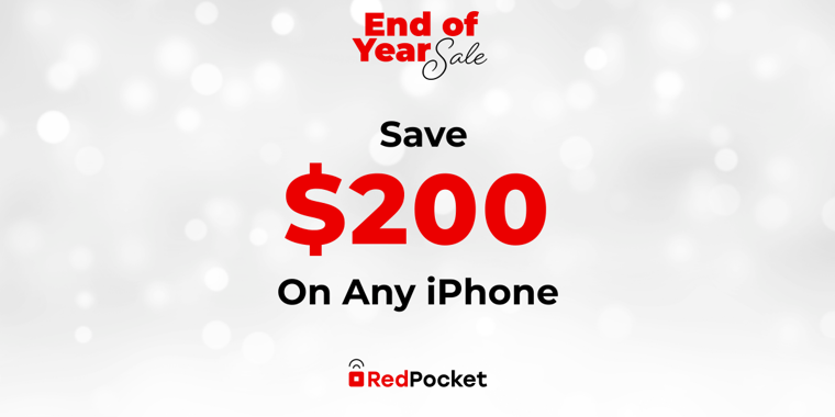 RedPocket - iPhone - End of Year Sale