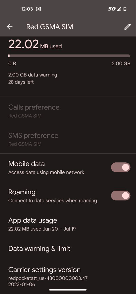 Now Including Red Pocket Mobile International Roaming